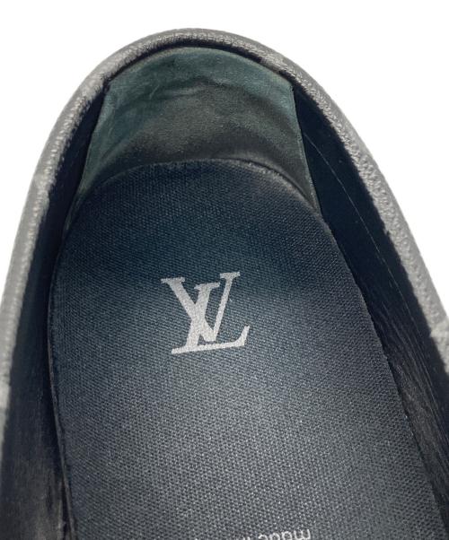 LOUIS VUITTON（ルイ ヴィトン）LOUIS VUITTON (ルイ ヴィトン) LV レーサー ローファー ブラック サイズ:8の古着・服飾アイテム