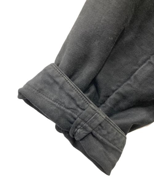 Porter Classic（ポータークラシック）Porter Classic (ポータークラシック) MOLESKIN CHINESE JACKET / モールスキンチャイニーズジャケット ブラック サイズ:3の古着・服飾アイテム