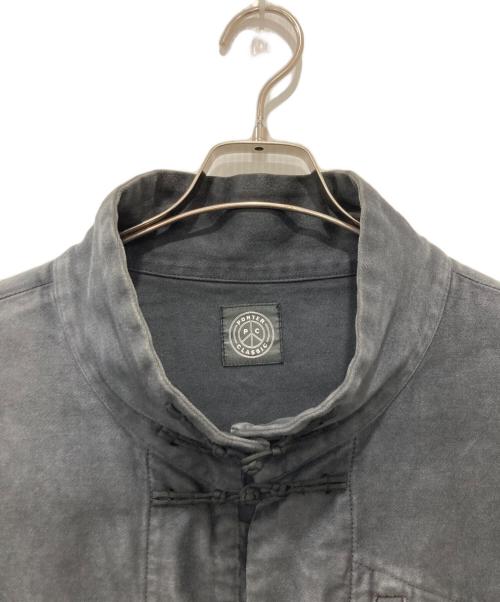 Porter Classic（ポータークラシック）Porter Classic (ポータークラシック) MOLESKIN CHINESE JACKET / モールスキンチャイニーズジャケット ブラック サイズ:3の古着・服飾アイテム