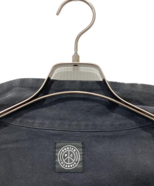 Porter Classic（ポータークラシック）Porter Classic (ポータークラシック) MOLESKIN CHINESE JACKET / モールスキンチャイニーズジャケット ブラック サイズ:3の古着・服飾アイテム