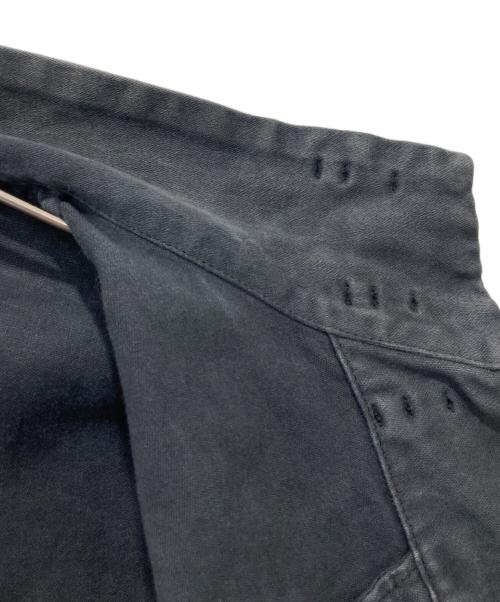 Porter Classic（ポータークラシック）Porter Classic (ポータークラシック) MOLESKIN CHINESE JACKET / モールスキンチャイニーズジャケット ブラック サイズ:3の古着・服飾アイテム