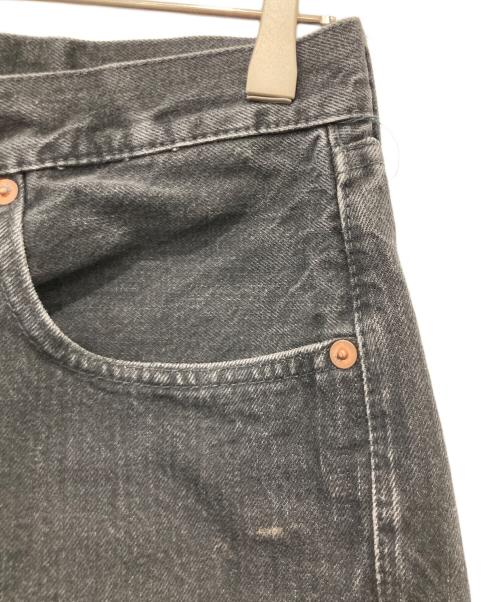 HAND ROOM（ハンドルーム）HAND ROOM (ハンドルーム) WIDE FIT 5 POCKET JEANS ブラック サイズ:-の古着・服飾アイテム
