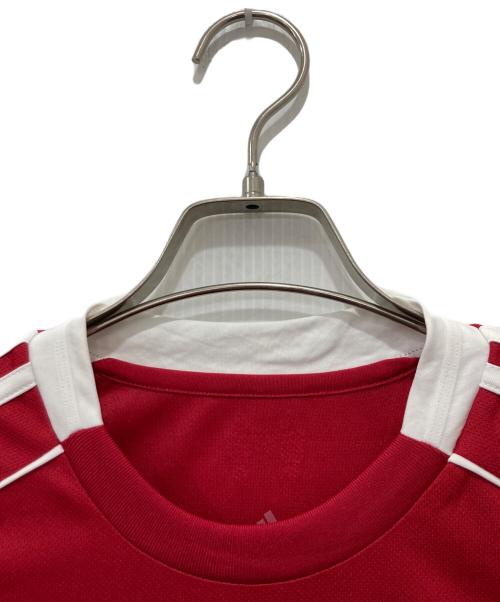 adidas（アディダス）adidas (アディダス) ゲームシャツ レッド サイズ:Lの古着・服飾アイテム
