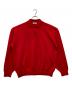 owness（オゥネス）の古着「SNOW WASH スムース ニット ポロシャツ」｜レッド