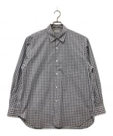 STEVEN ALAN（スティーブンアラン）の古着「60 ヘイズ チェック レギュラーカラー シャツ」｜グレー