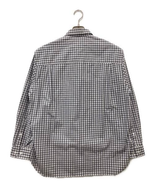 STEVEN ALAN（スティーブンアラン）STEVEN ALAN (スティーブンアラン) 60 ヘイズ チェック レギュラーカラー シャツ グレー サイズ:Mの古着・服飾アイテム