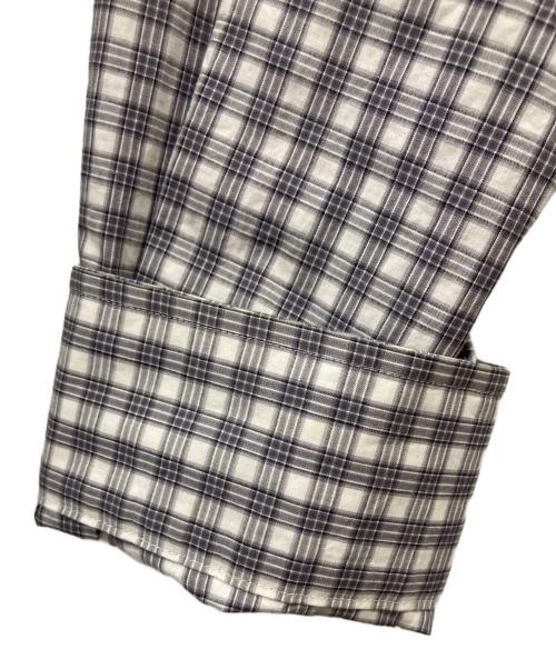 STEVEN ALAN（スティーブンアラン）STEVEN ALAN (スティーブンアラン) 60 ヘイズ チェック レギュラーカラー シャツ グレー サイズ:Mの古着・服飾アイテム