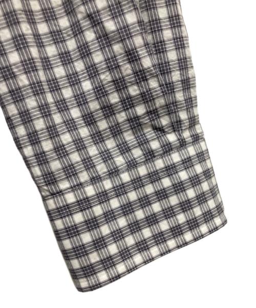 STEVEN ALAN（スティーブンアラン）STEVEN ALAN (スティーブンアラン) 60 ヘイズ チェック レギュラーカラー シャツ グレー サイズ:Mの古着・服飾アイテム