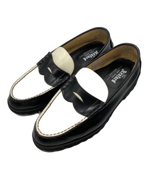 kenford（ケンフォード）kenford (ケンフォード) ローファー ブラック×ホワイト サイズ:26ｃｍの古着・服飾アイテム