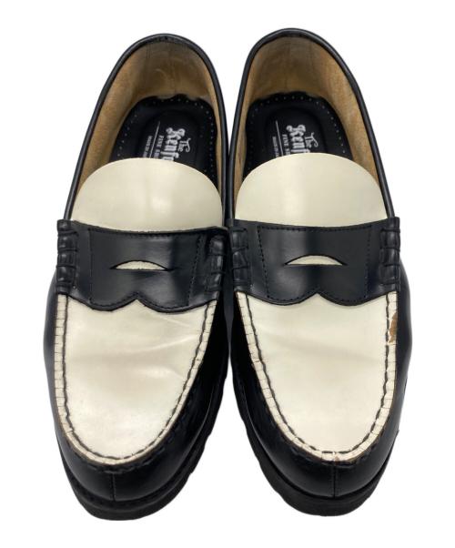 kenford（ケンフォード）kenford (ケンフォード) ローファー ブラック×ホワイト サイズ:26ｃｍの古着・服飾アイテム