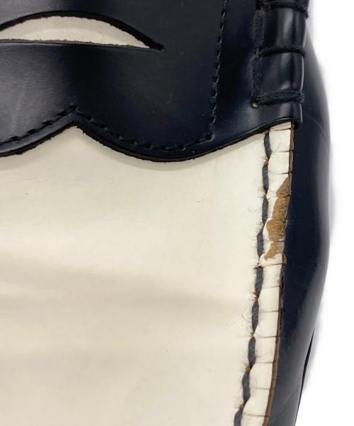 kenford（ケンフォード）kenford (ケンフォード) ローファー ブラック×ホワイト サイズ:26ｃｍの古着・服飾アイテム