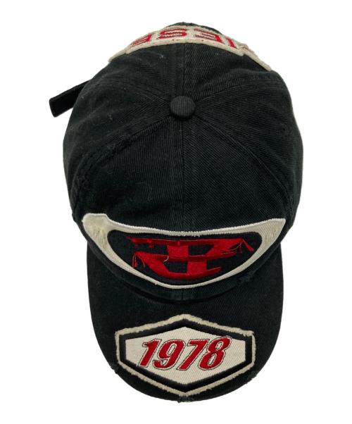 DIESEL（ディーゼル）DIESEL (ディーゼル) C-BRAFFキャップ ブラック×レッドの古着・服飾アイテム