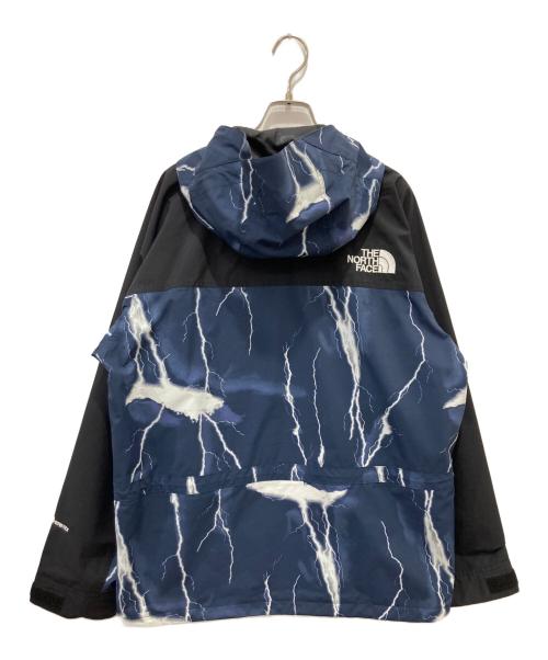 THE NORTH FACE（ザ ノース フェイス）THE NORTH FACE (ザ ノース フェイス) NOVELTY MOUNTAIN LIGHT JACKET ブラック×ネイビー サイズ:Lの古着・服飾アイテム