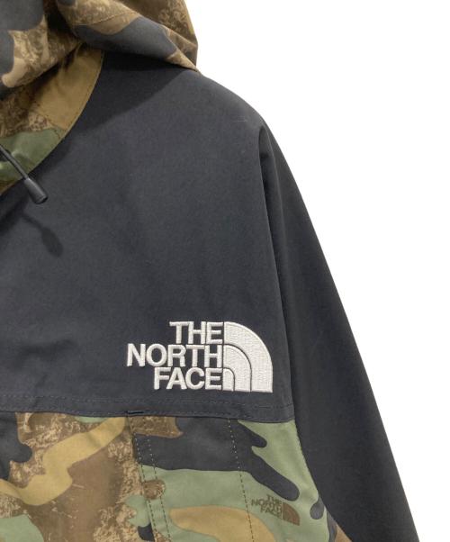 THE NORTH FACE（ザ ノース フェイス）THE NORTH FACE (ザ ノース フェイス) NOVELTY MOUNTAIN LIGHT JACKET カーキ×ブラック サイズ:Lの古着・服飾アイテム
