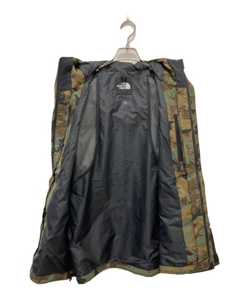 THE NORTH FACE（ザ ノース フェイス）THE NORTH FACE (ザ ノース フェイス) NOVELTY MOUNTAIN LIGHT JACKET カーキ×ブラック サイズ:Lの古着・服飾アイテム