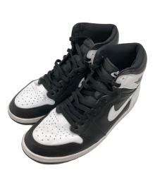 NIKE（ナイキ）の古着「Air Jordan 1 Retro High OG/ナイキ エアジョーダン1 レトロ ハイ OG "ブラック/ホワイト"」｜ブラック×ホワイト