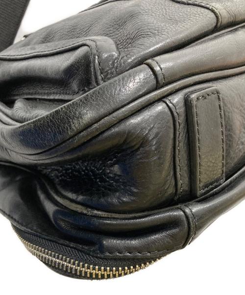 COLE HAAN（コールハーン）COLE HAAN (コールハーン) レザーブリーフケース ブラックの古着・服飾アイテム