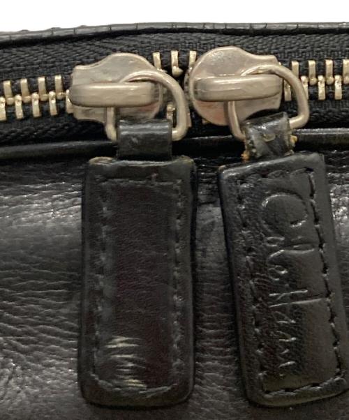 COLE HAAN（コールハーン）COLE HAAN (コールハーン) レザーブリーフケース ブラックの古着・服飾アイテム