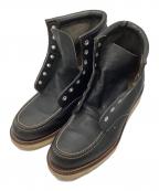 CHIPPEWAチペワ）の古着「MOC BOOTS」｜ブラック