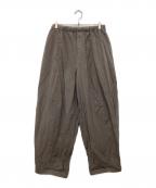 Curensologyカレンソロジー）の古着「コットンリネンドロストパンツ」｜グレー