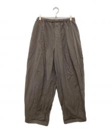 Curensology（カレンソロジー）の古着「コットンリネンドロストパンツ」｜グレー
