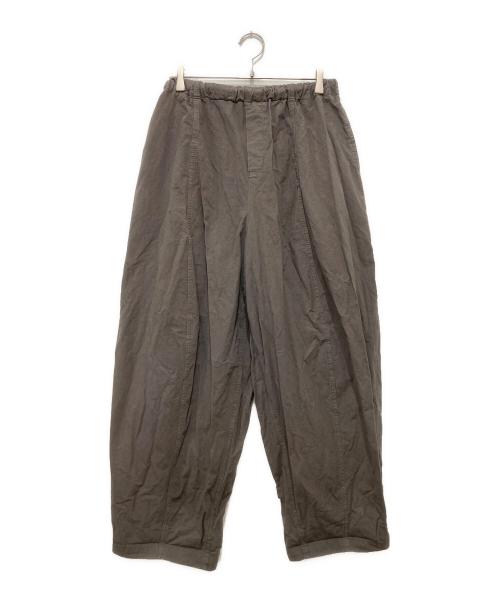 Curensology（カレンソロジー）Curensology (カレンソロジー) コットンリネンドロストパンツ グレー サイズ:FREEの古着・服飾アイテム
