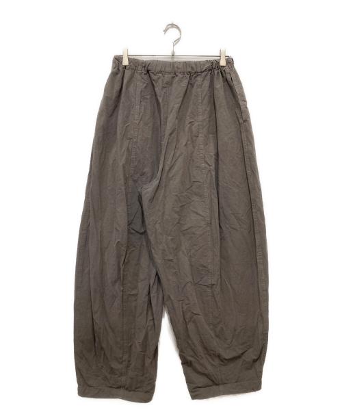 Curensology（カレンソロジー）Curensology (カレンソロジー) コットンリネンドロストパンツ グレー サイズ:FREEの古着・服飾アイテム