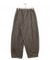 Curensology (カレンソロジー) コットンリネンドロストパンツ グレー サイズ:FREE：8000円