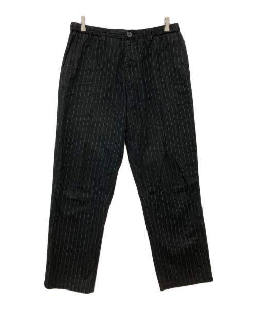 BLUE BLUE（ブルーブルー）BLUE BLUE (ブルーブルー) コットンリネンパンツ ブラック サイズ:4の古着・服飾アイテム