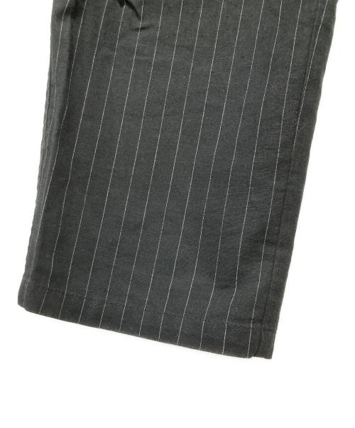 BLUE BLUE（ブルーブルー）BLUE BLUE (ブルーブルー) コットンリネンパンツ ブラック サイズ:4の古着・服飾アイテム