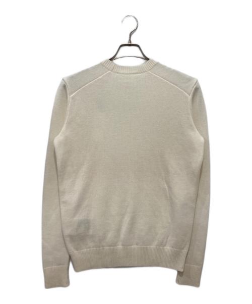 ami（アミ）ami (アミ) AMI DE COEUR CREW NECK SWEATER / アミ ドゥ クール クルーネック セーター アイボリー サイズ:XSの古着・服飾アイテム
