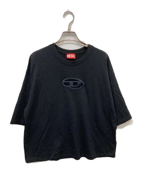 DIESEL（ディーゼル）DIESEL (ディーゼル) BUXT CROP Tシャツ ブラック サイズ:Lの古着・服飾アイテム