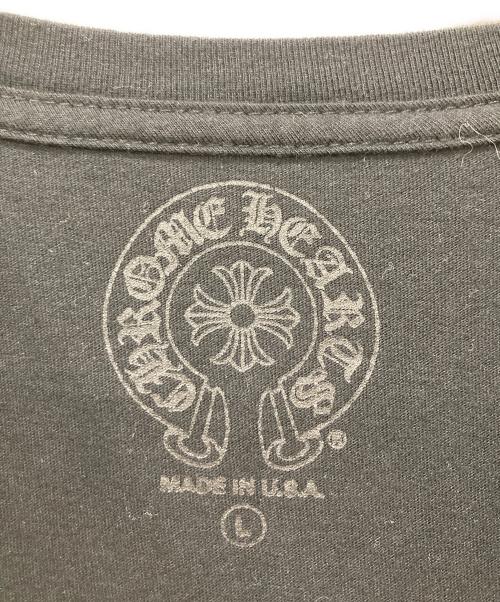 CHROME HEARTS（クロムハーツ）CHROME HEARTS (クロムハーツ) NECK LOGO ロングスリーブTシャツ ブラック サイズ:Lの古着・服飾アイテム