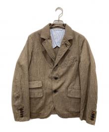 45R（フォーティファイブ・アール）の古着「インディゴヘリンボーンツイード908ノッティングヒルジャケット」｜ブラウン