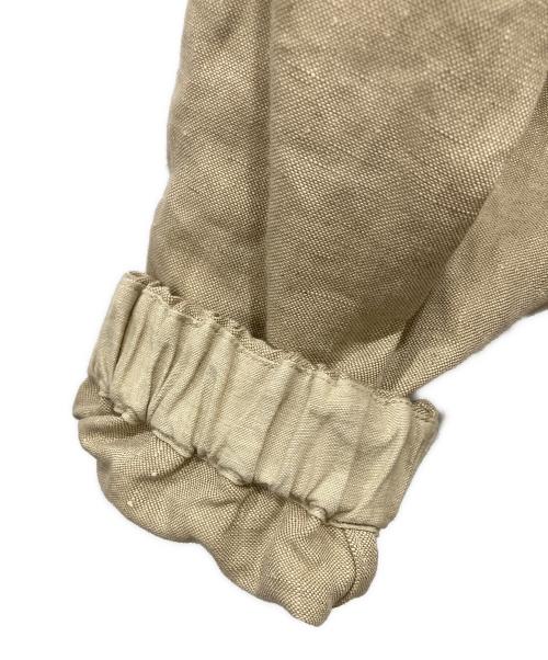 45R（フォーティファイブ・アール）45R (フォーティファイブ・アール) リネンクロスのサックブラウス ベージュ サイズ:FREEの古着・服飾アイテム