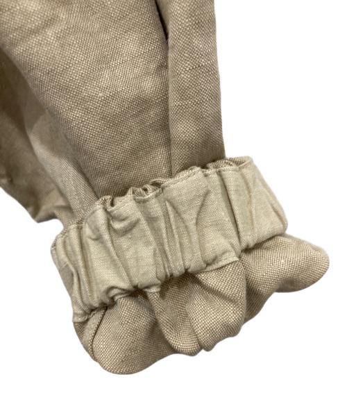 45R（フォーティファイブ・アール）45R (フォーティファイブ・アール) リネンクロスのサックブラウス ベージュ サイズ:FREEの古着・服飾アイテム