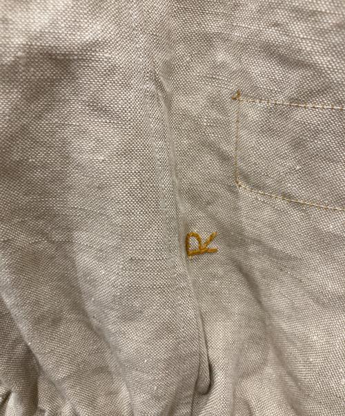 45R（フォーティファイブ・アール）45R (フォーティファイブ・アール) リネンクロスのサックブラウス ベージュ サイズ:FREEの古着・服飾アイテム