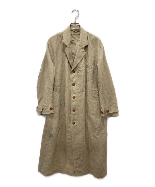 45R（フォーティファイブ・アール）45R (フォーティファイブ・アール) リネンクロスの908ワークコート ベージュ サイズ:2の古着・服飾アイテム