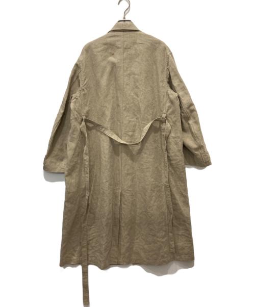 45R（フォーティファイブ・アール）45R (フォーティファイブ・アール) リネンクロスの908ワークコート ベージュ サイズ:2の古着・服飾アイテム