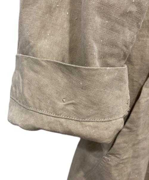 45R（フォーティファイブ・アール）45R (フォーティファイブ・アール) リネンクロスの908ワークコート ベージュ サイズ:2の古着・服飾アイテム