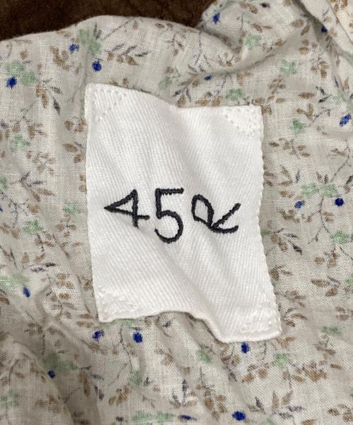 45R（フォーティファイブ・アール）45R (フォーティファイブ・アール) ツタフラワープリントのイージーギャザースカート ベージュ サイズ:FREEの古着・服飾アイテム