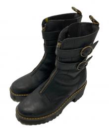 Dr.Martens（ドクターマーチン）の古着「TAMELAフロントジップブーツ」｜ブラック