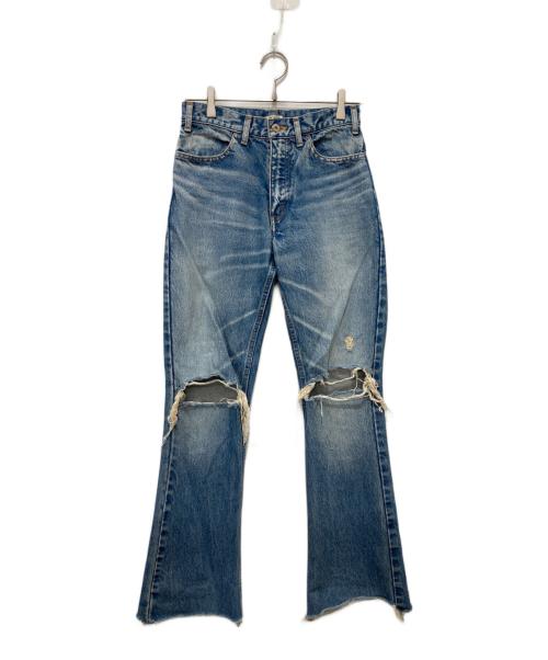 INSCRIRE（アンスクリア）INSCRIRE (アンスクリア) Crash Flareデニムパンツ インディゴ サイズ:29の古着・服飾アイテム