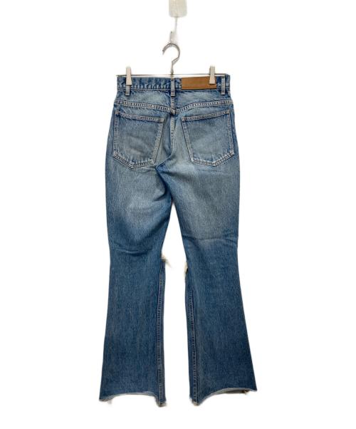 INSCRIRE（アンスクリア）INSCRIRE (アンスクリア) Crash Flareデニムパンツ インディゴ サイズ:29の古着・服飾アイテム