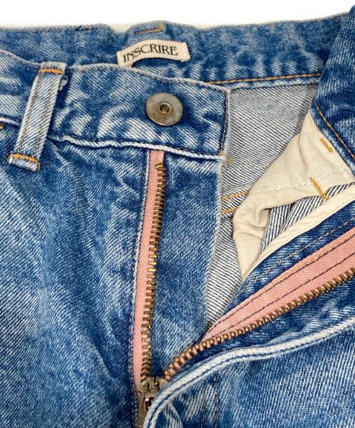 INSCRIRE（アンスクリア）INSCRIRE (アンスクリア) Crash Flareデニムパンツ インディゴ サイズ:29の古着・服飾アイテム