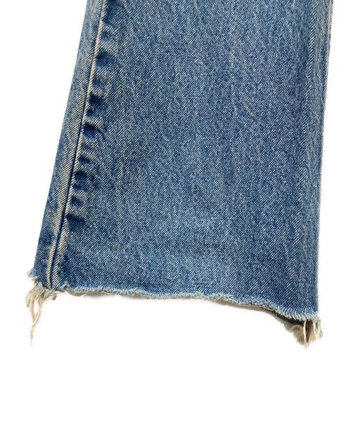 INSCRIRE（アンスクリア）INSCRIRE (アンスクリア) Crash Flareデニムパンツ インディゴ サイズ:29の古着・服飾アイテム