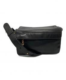 ROBERT LEE MORRIS（ロバートリーモーリス）の古着「レザーショルダーバッグ」｜ブラック