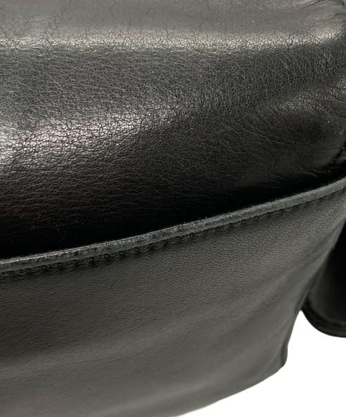 ROBERT LEE MORRIS（ロバートリーモーリス）robert lee morris (ロバートリーモーリス) レザーショルダーバッグ ブラックの古着・服飾アイテム