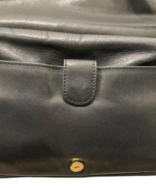 ROBERT LEE MORRIS（ロバートリーモーリス）robert lee morris (ロバートリーモーリス) レザーショルダーバッグ ブラックの古着・服飾アイテム