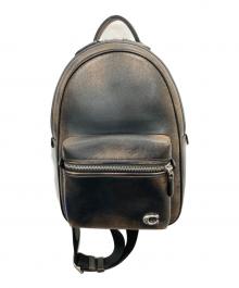 COACH（コーチ）の古着「チャーター パック・ラブド レザー 」｜ブラウン